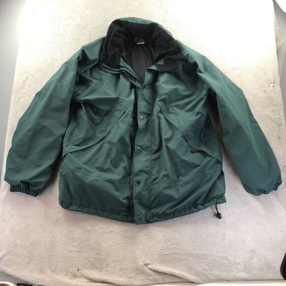 Field & Stream Green Men's Jacket Large Nylon Polyester Shell Lined Outdoor Coat - Picture 12 of 13